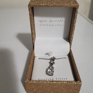 Sterling silver necklace and pendant